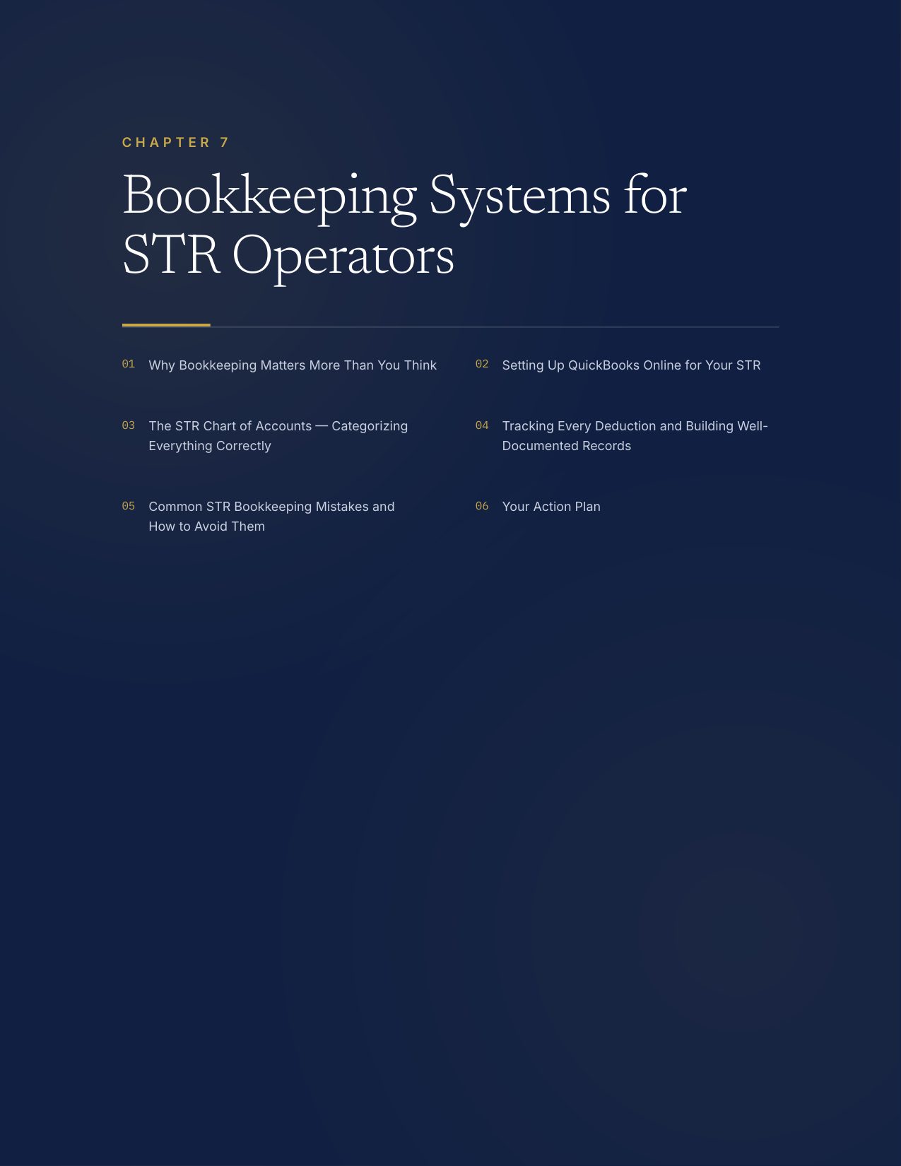 Chapter 7 — Bookkeeping Systems